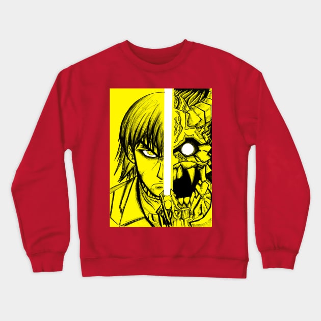 dante in the light hell inferno Crewneck Sweatshirt by jorge_lebeau